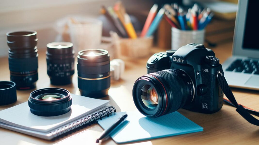 Dslr Cameras With Lens Spark Inspiring Creativity
